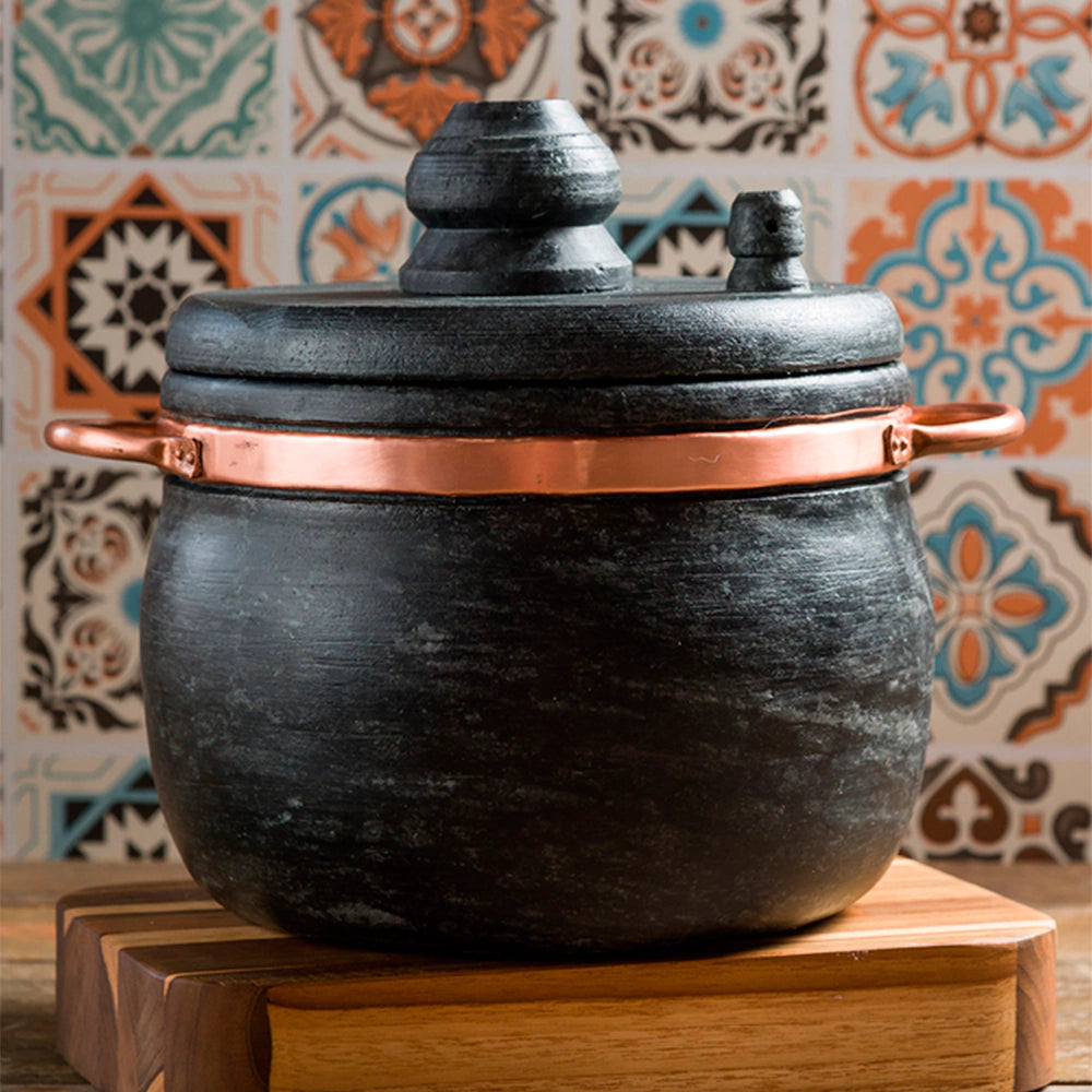 Panela de Pressão de Pedra-Sabão